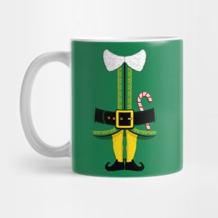 Mini Elf Yourself - Funny Christmas Elf Costume T-Shirt Mug